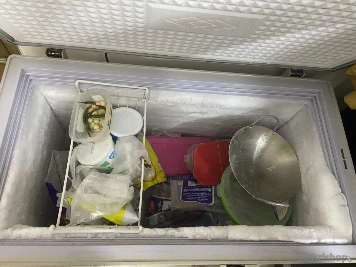 A Daewoo brand deep freezer photo 1