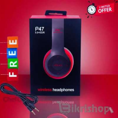 P47 wireless Bluetooth headphone photo 5