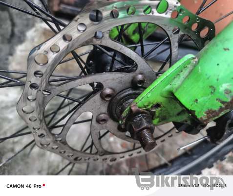 non gear double disc hydraulic brake double suspension photo 5