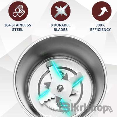 Coffee Grinders Electric Safe and DurableEasy handling,Bean, Herb,Spice Grinder,ButtonsGrinder for kitchenSpice Grinder Electric photo 4
