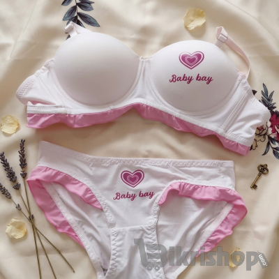 Baby Bay Soft Cotton Bra & Panty Set – Cute, Comfortable. photo 4
