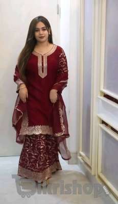 Premium Soft Jorjet With sequence embroide photo 4