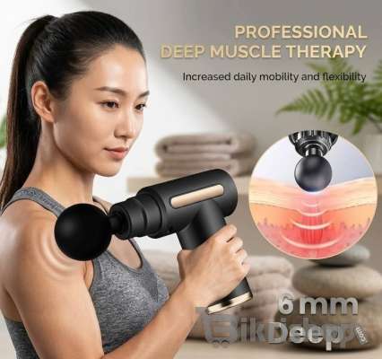 SL-720 Rechargeable Mini Gun Massager বডি মেসেজ গান photo 4