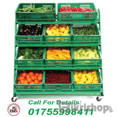 Vegetable Display Rack, Fruits Display Gondola photo 1