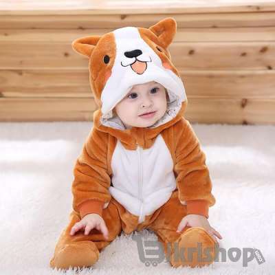 Rabbit One Piece Baby Jumpsuit photo 1