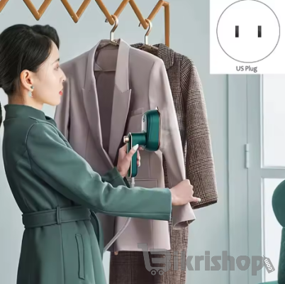 Mini Steam Iron Handheld Wet and Dry Double Hot Steam Generator Portab photo 1