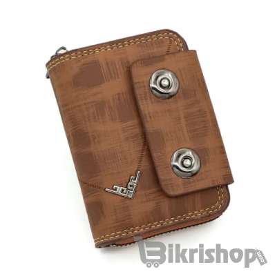 Brown Debit Credit Card Holder Wallet for Men And Women photo 1