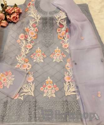 Sopura pure soft moslin embroidery unstitched 4 piece photo 1