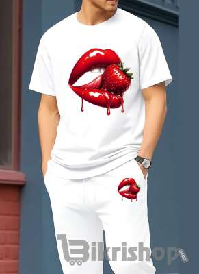 Export Quality Cotton Tshirt & Trouser Combo Setআপনার স্টাইল ও আরামের পারফেক্ট মি photo 1
