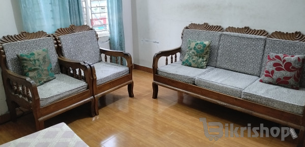 অরিজিনাল সেগুন কাঠের সোফা photo 1
