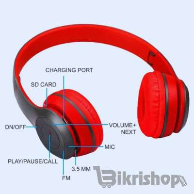 P47 wireless Bluetooth headphone photo 3
