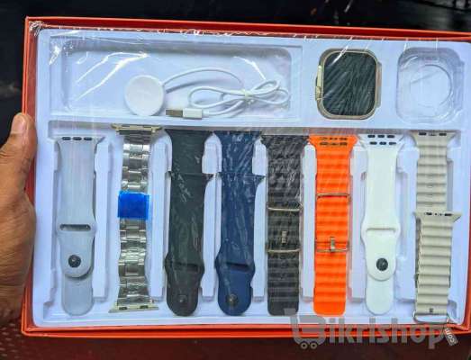 Y80 Ultra Smart Watch (8+1 Combo Set) – একসাথে স্টাইল, টেকনোলজি ও পারফরম্যান্স! ⌚ photo 3