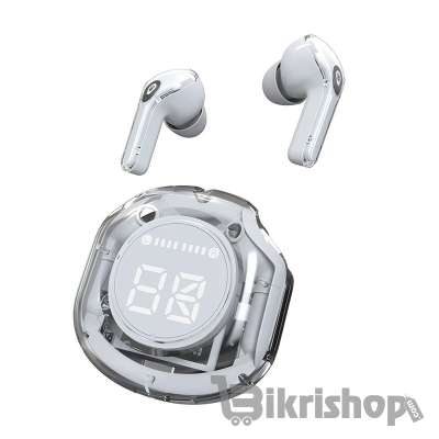 Ultrapods Pro True Wireless Earbuds with Display Transparent Design, B photo 3