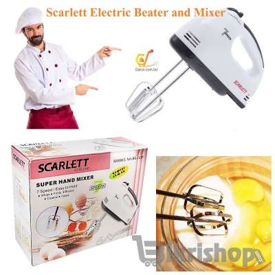 Scarlett – Electric Egg Beater and Mixer for Cake Cream – White photo 3