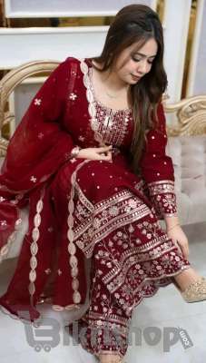 Premium Soft Jorjet With sequence embroide photo 3