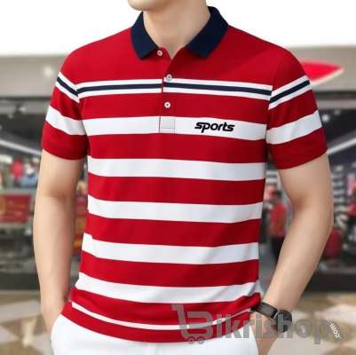 Striped Premium Polo Shirt photo 3