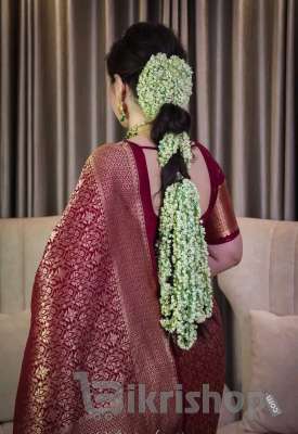 Royal Elegance Benaroshi Katan Saree photo 3