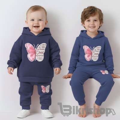 Elegant Stylish Baby Hoodie Set photo 2