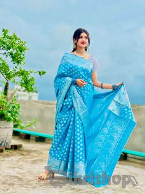Soft Silk Katan Sharee photo 2