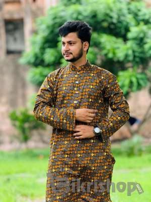 Cotton Print Panjabi photo 2