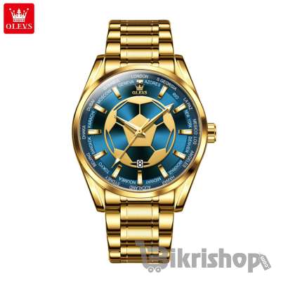 OLEVS 9949 Luxury Football Dial Watch – 850 Tk ⌚ photo 2