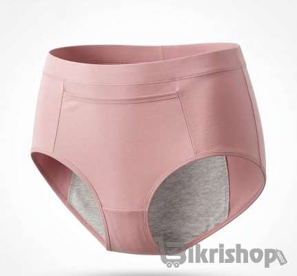 Leakproof cotton panty for women comfortable underwear - (Multicolor) photo 2