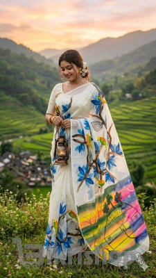 ❤️ হ্যান্ড পেইন্ট শাড়ি কালেকশন ❤️ photo 2