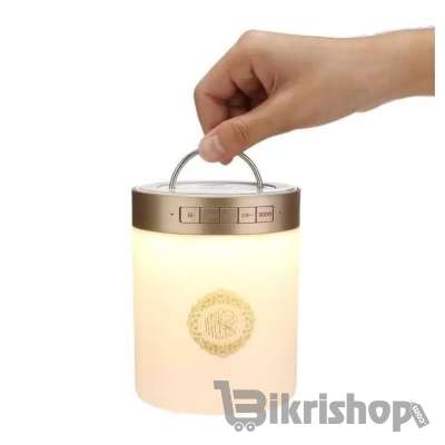 3 in 1 Smart Touch Lamp Quran Speaker and clock with Remote & App Control (SQ-122) photo 2