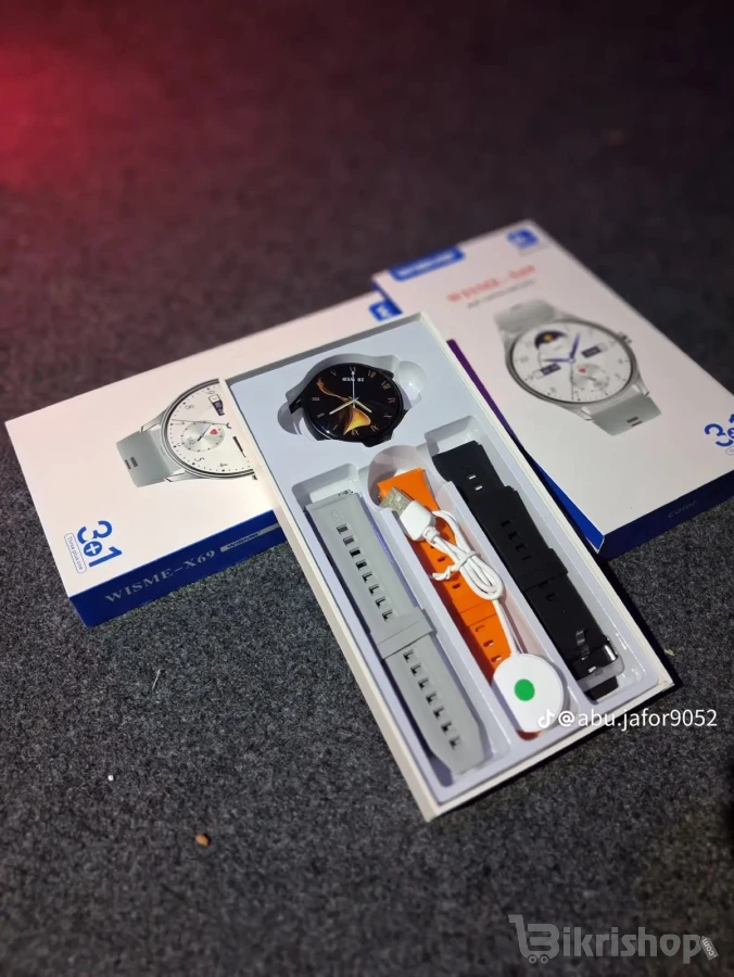 Wishme X69 Round Shap Smart Watch photo 3